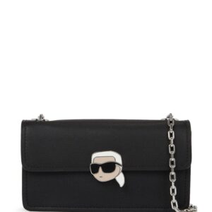 Karl Lagerfeld Ikonik leather shoulder bag