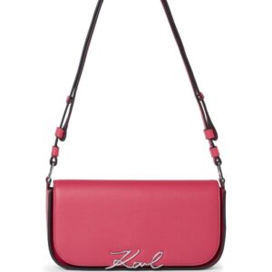 Karl Lagerfeld Signature leather crossbody bag