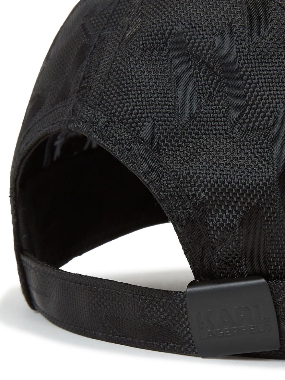 Karl Lagerfeld K/Etch monogram-jacquard baseball cap - Image 4