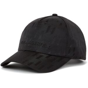 Karl Lagerfeld K/Etch monogram-jacquard baseball cap