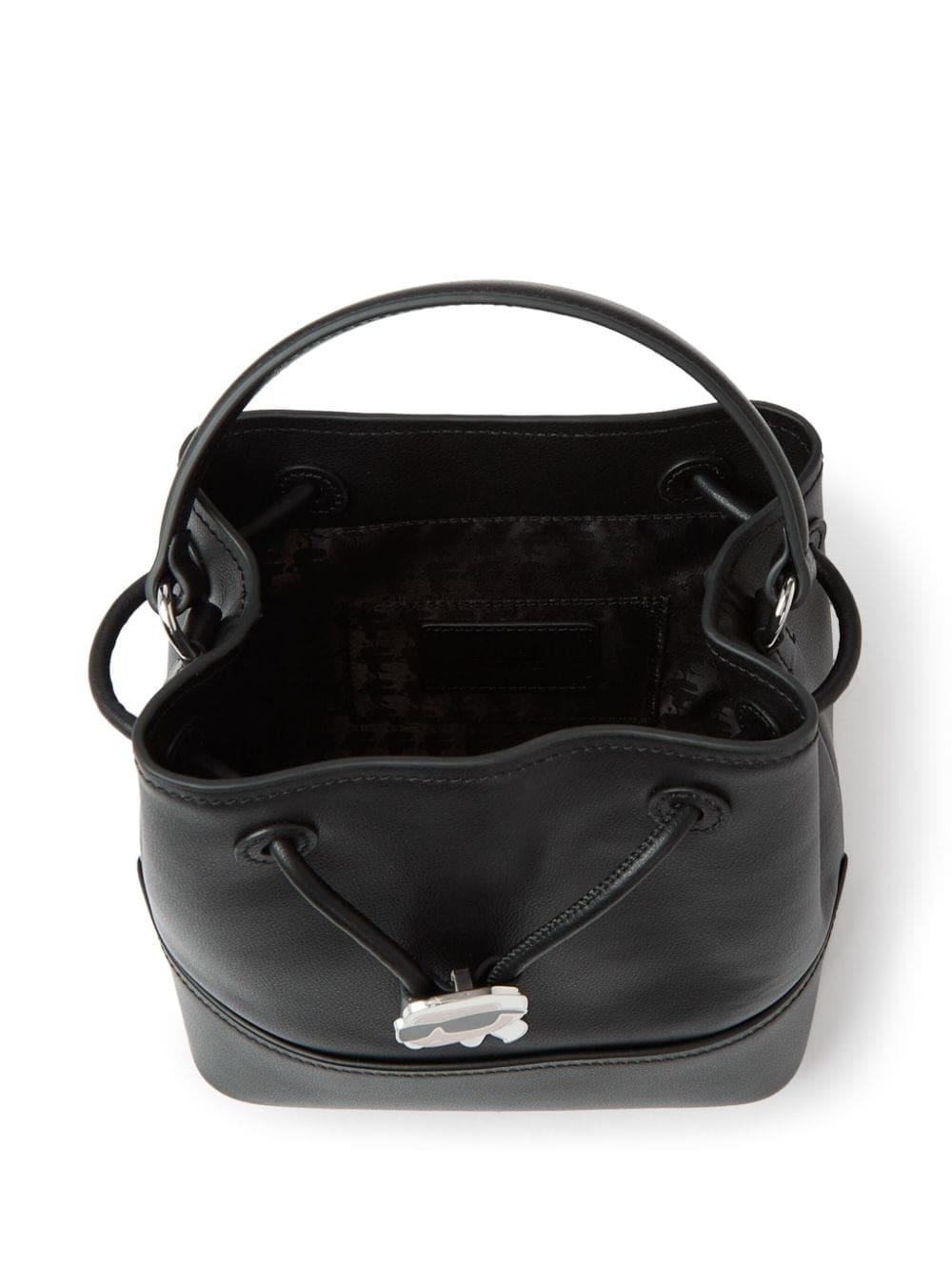 Karl Lagerfeld Ikonik leather bucket bag - Image 3