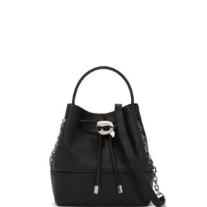 Karl Lagerfeld Ikonik leather bucket bag