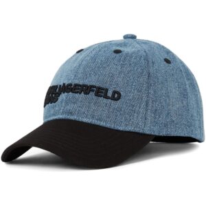 Karl Lagerfeld Jeans logo-embroidered denim baseball cap