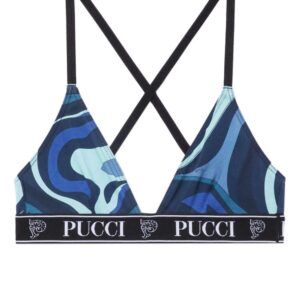 PUCCI logo-print cotton bra (set of three)