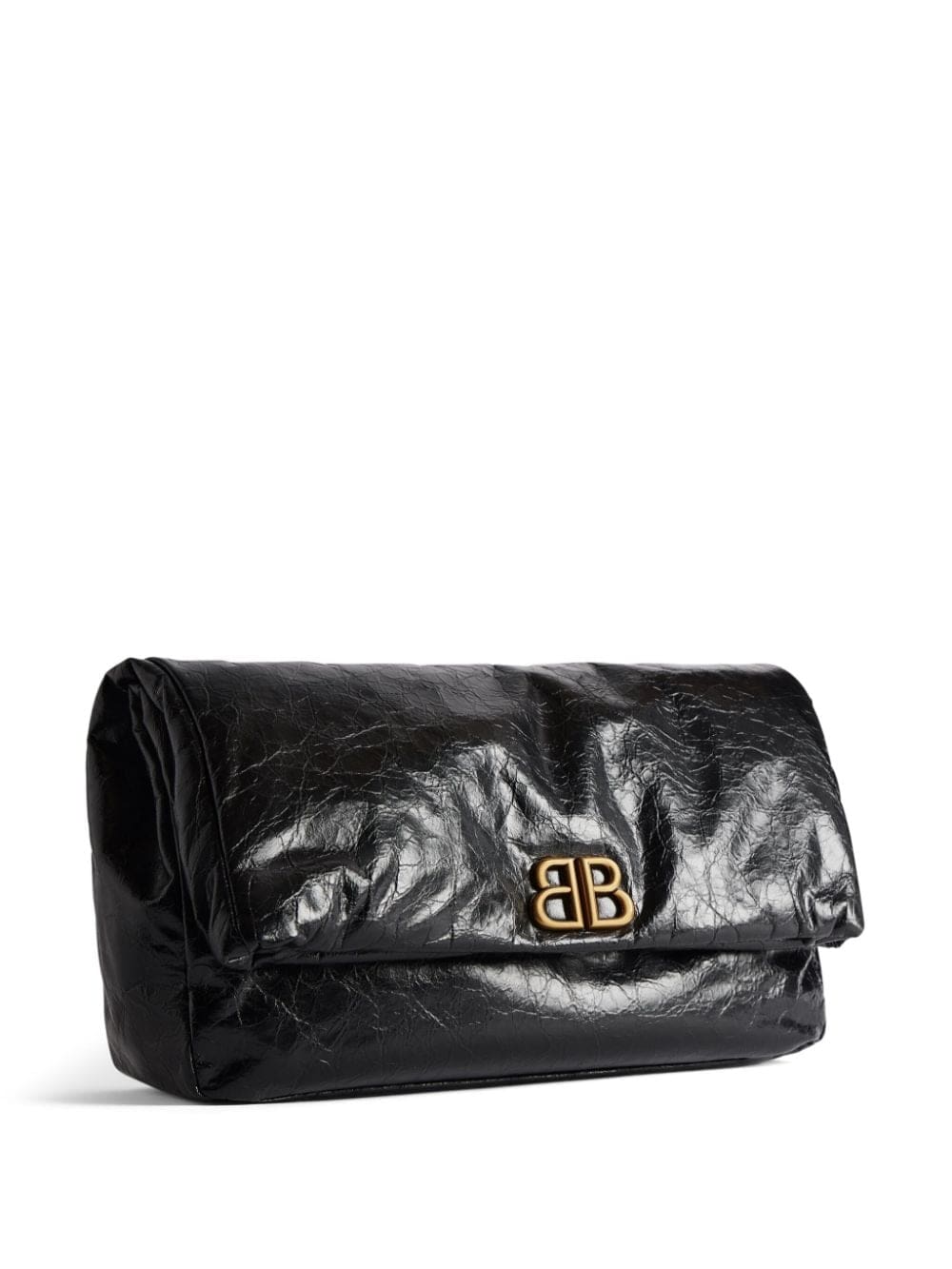 Balenciaga Monaco logo-plaque clutch bag - Image 3