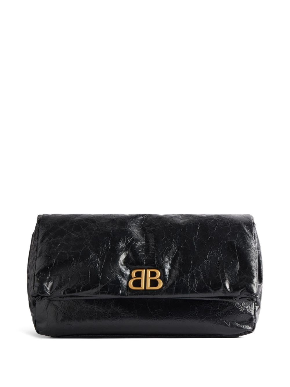 Balenciaga Monaco logo-plaque clutch bag
