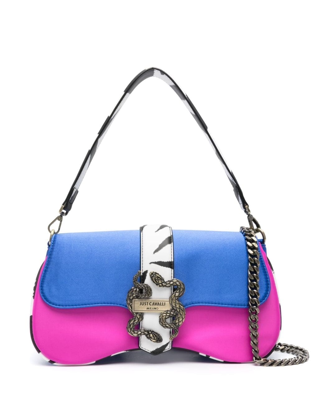 Just Cavalli colourblock shoulder bag
