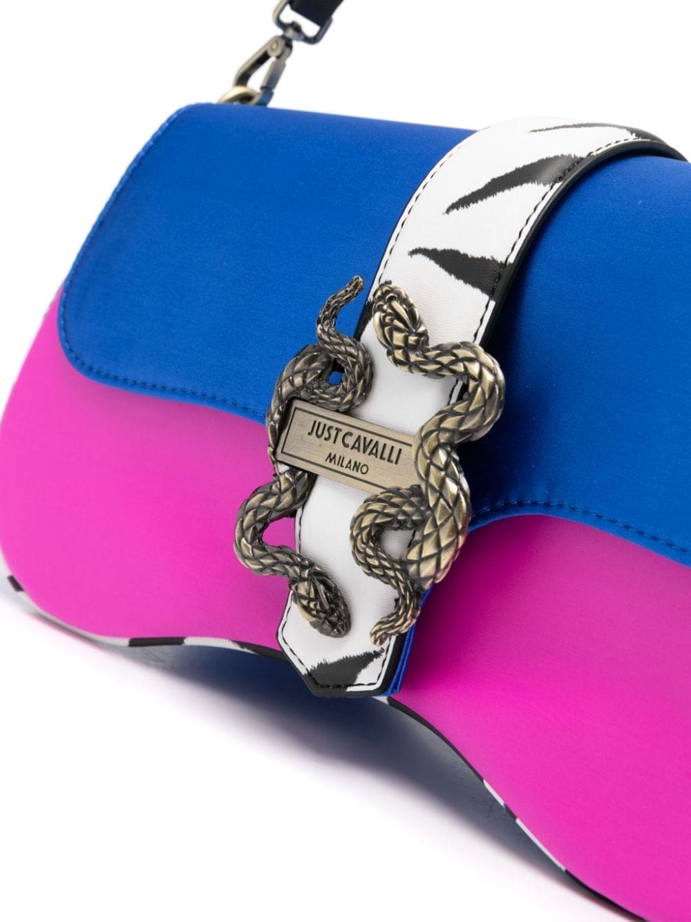Just Cavalli colourblock shoulder bag - Image 3