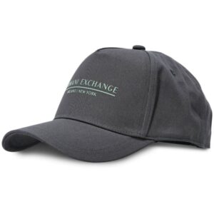 Armani Exchange logo-lettering baseball cap