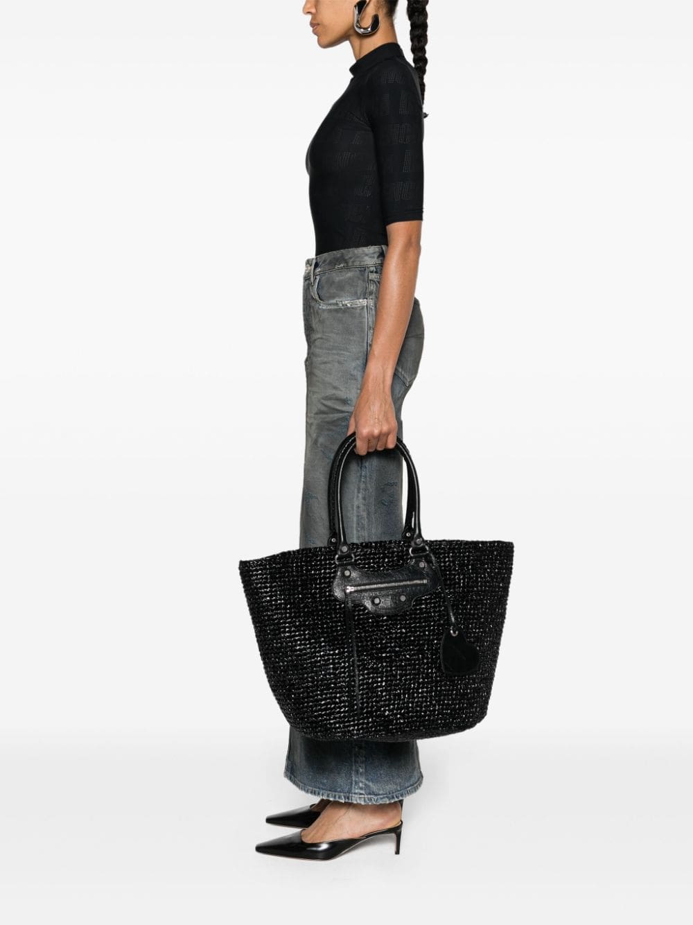 Balenciaga large Le Cagole Panier tote bag - Image 2
