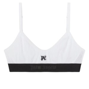 Palm Angels monogram-jacquard balconette bra