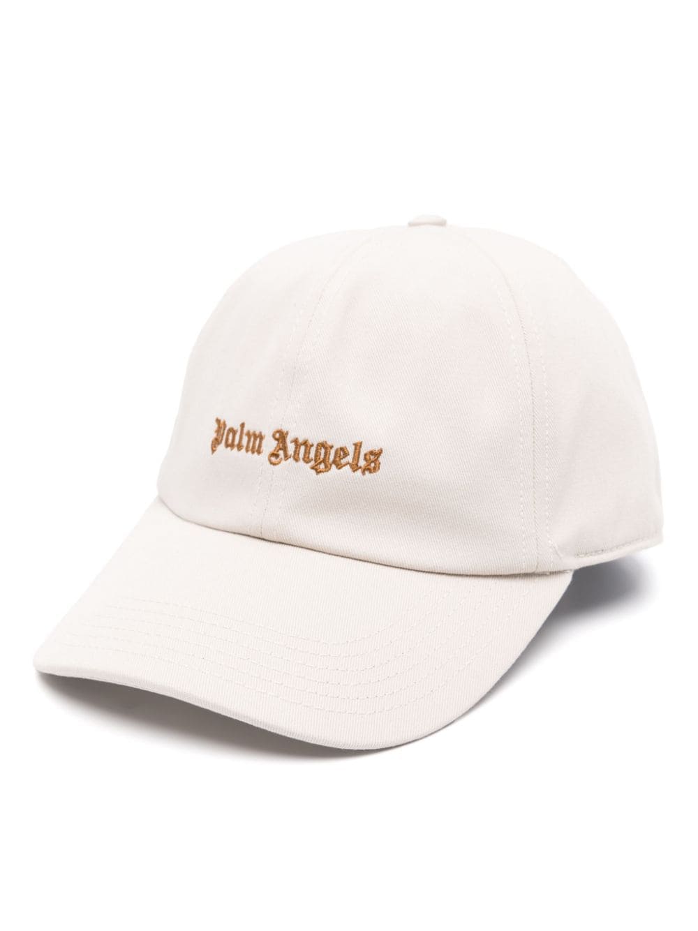 Palm Angels logo-embroidered cotton cap