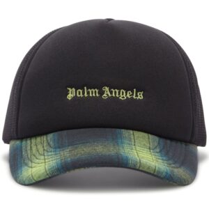 Palm Angels logo-embroidered trucker cap