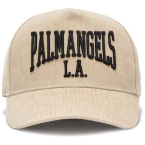 Palm Angels College corduroy baseball cap