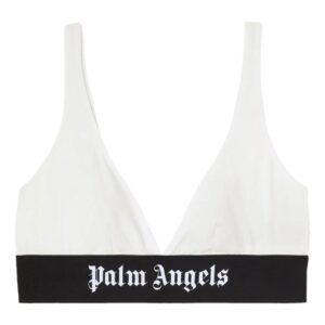 Palm Angels logo-underband triangle-cup bra