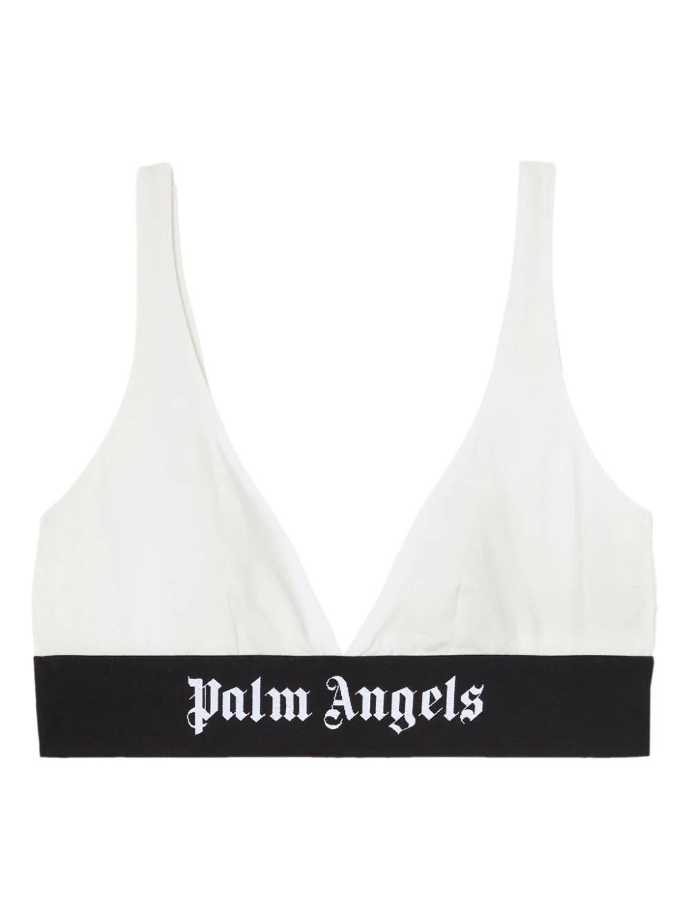 Palm Angels logo-underband triangle-cup bra