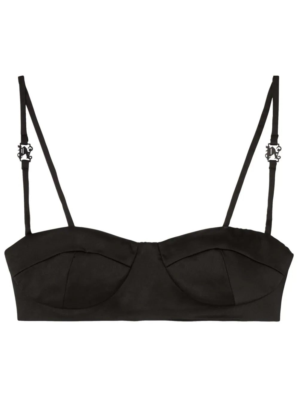 Palm Angels monogram balconette-style bra