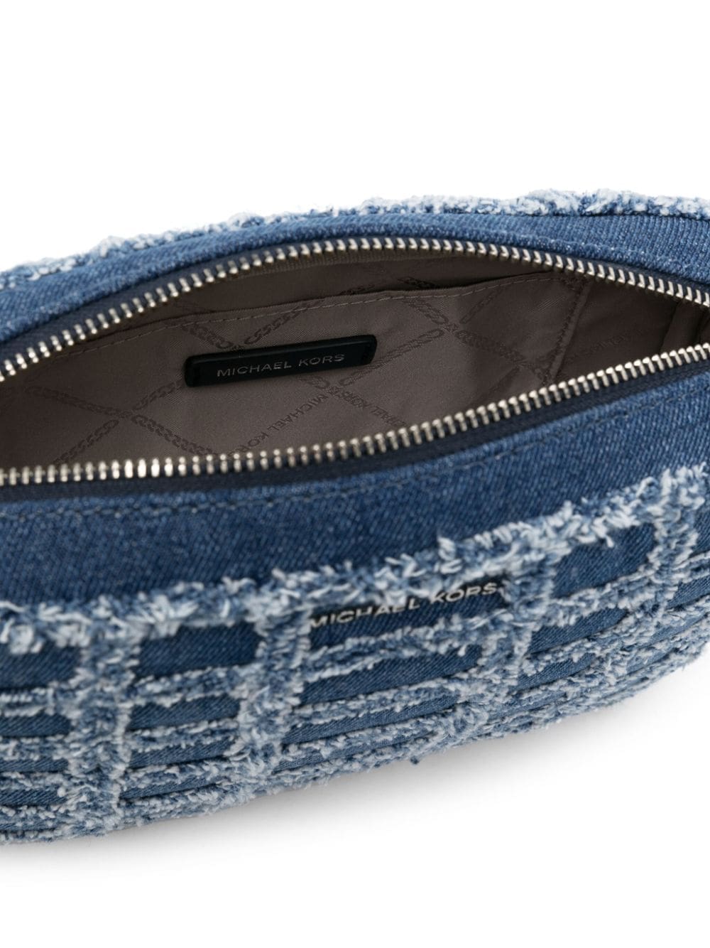 Michael Michael Kors patchwork-design denim crossbody bag - Image 5