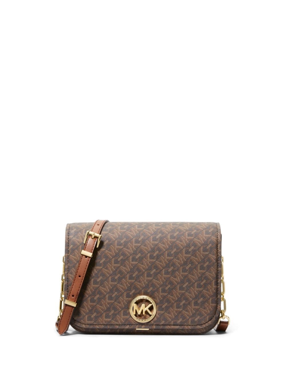 Michael Michael Kors Delancey logo-plaque crossbody bag
