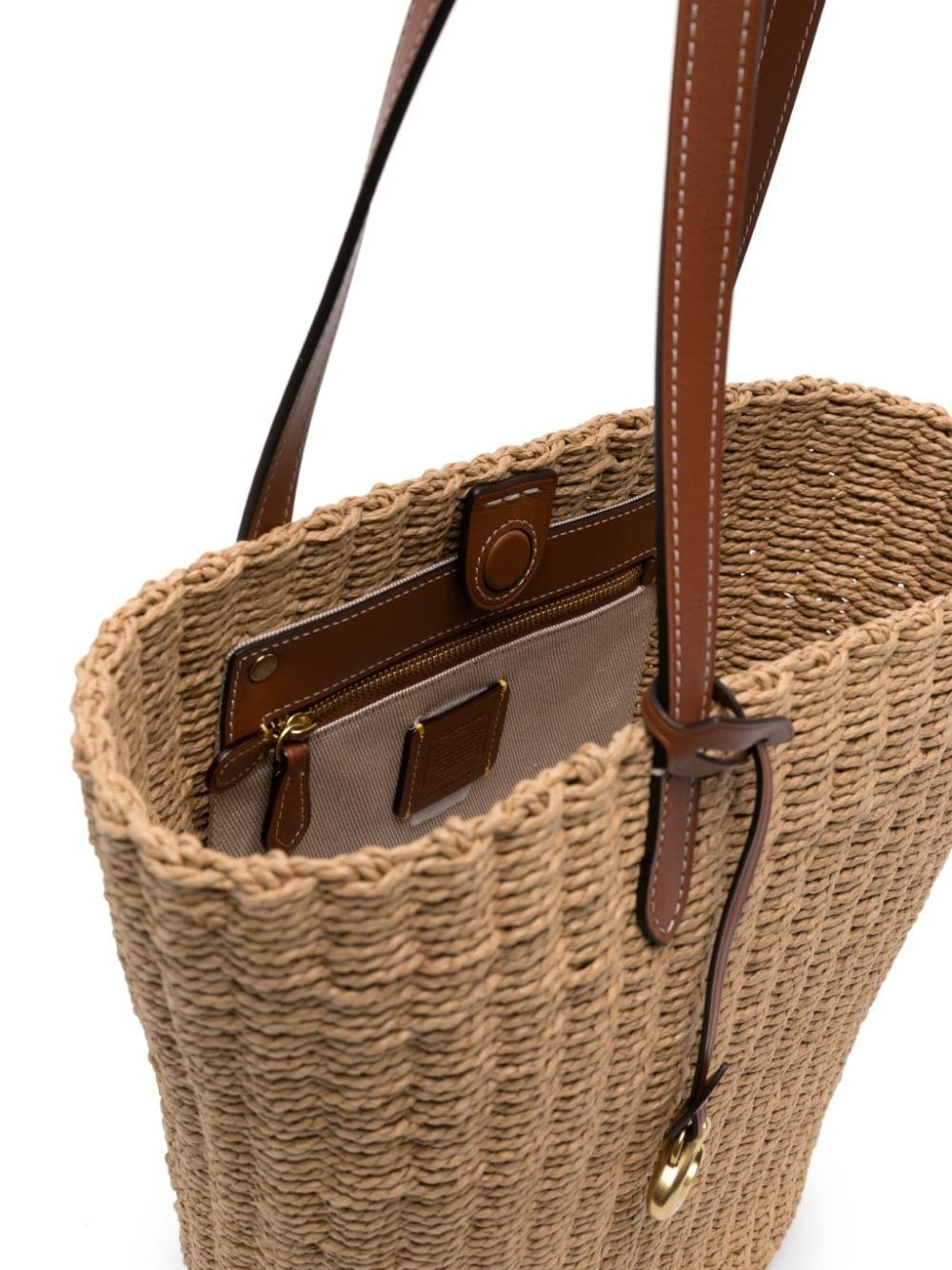 Coach Willow straw tote bag - Image 5