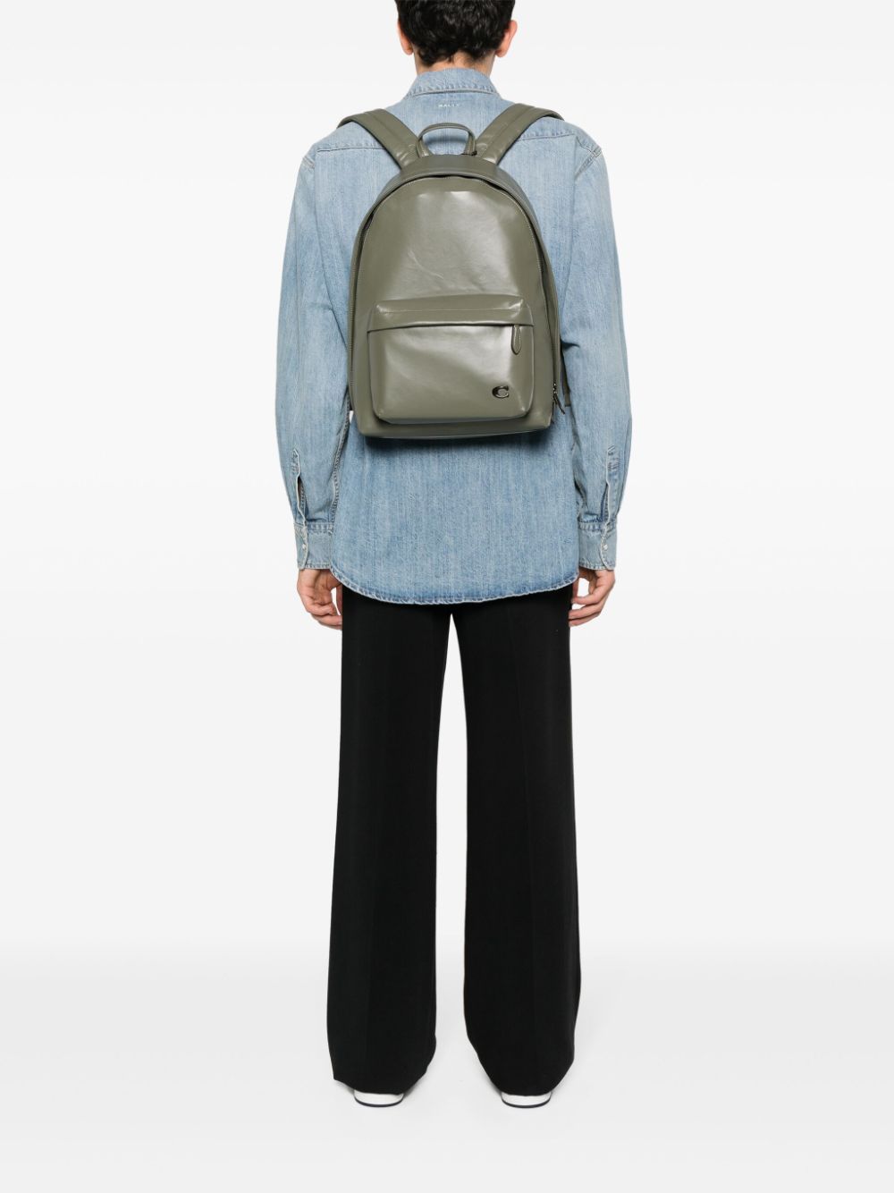 Coach Hall leather backpack - Image 4