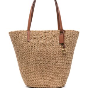 Coach Willow straw tote bag