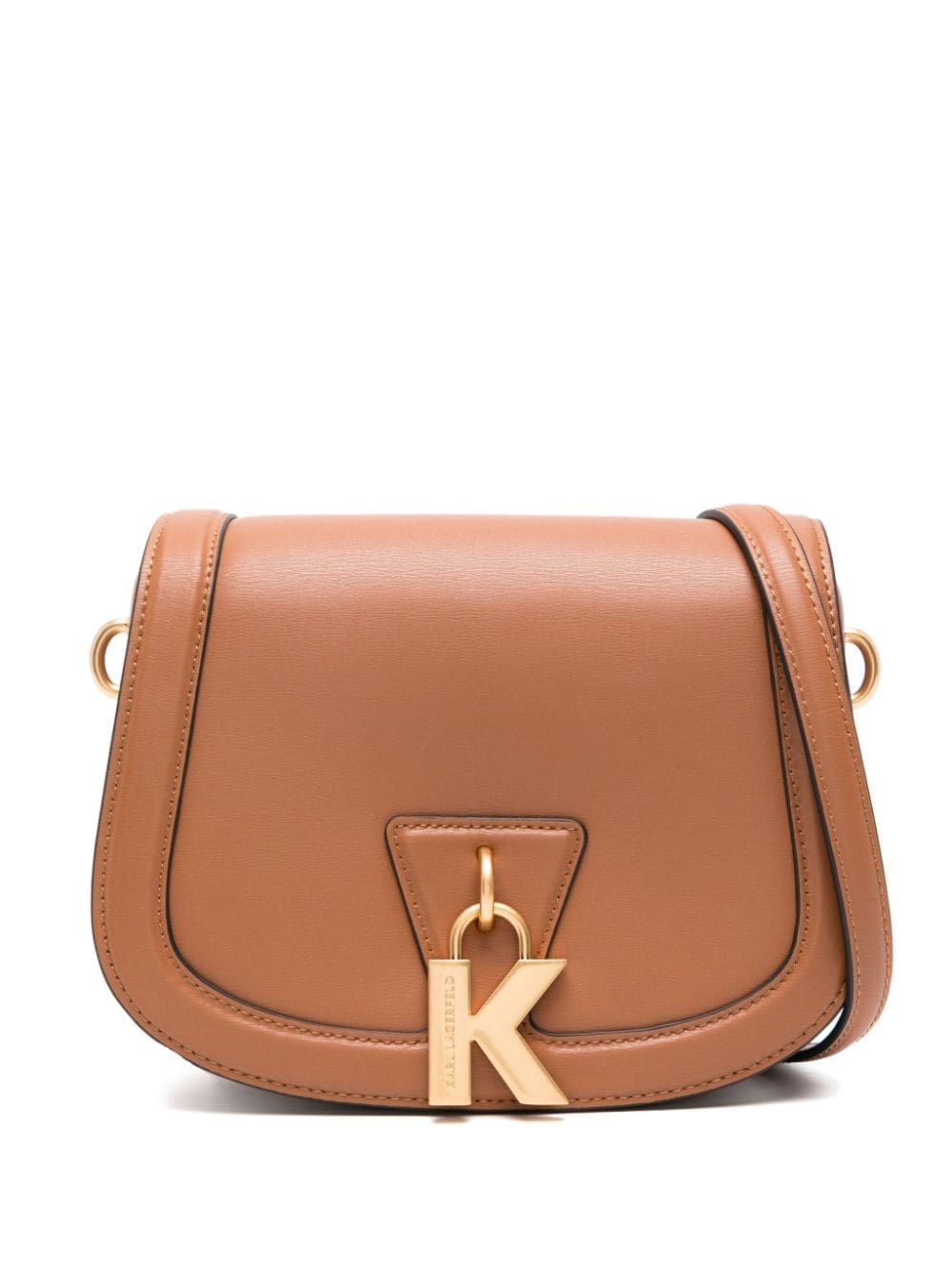 Karl Lagerfeld logo-charm crossbody bag