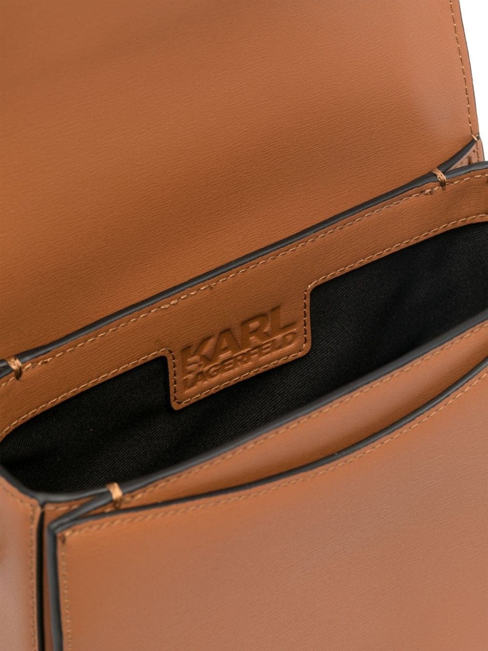 Karl Lagerfeld logo-charm crossbody bag - Image 5