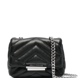 Armani Exchange chevron-quilted mini bag