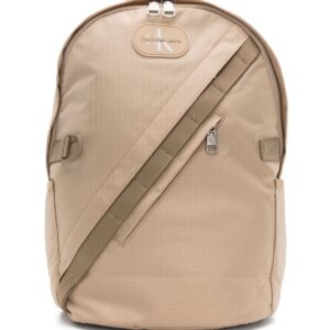 Calvin Klein Jeans logo-patch ripstop backpack
