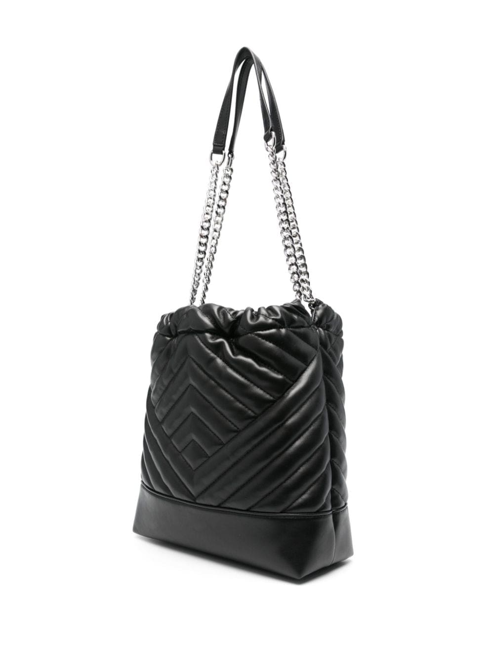 Armani Exchange logo-plaque quilted shoulder-bag - Image 2