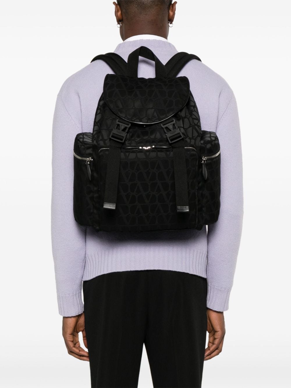 Valentino Garavani Toile Iconographe backpack - Image 2