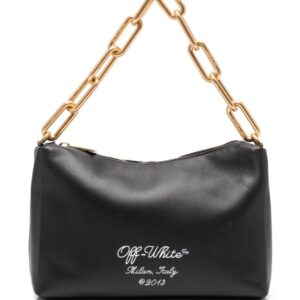 Off-White Block leather tote bag