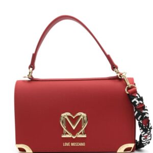 Love Moschino logo-plaque tote bag