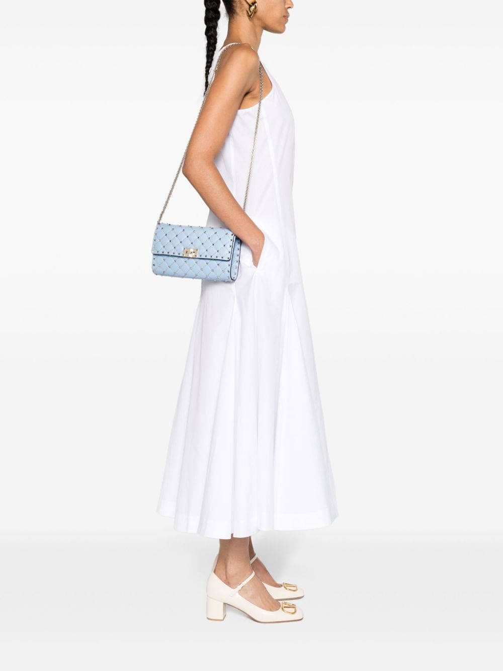 Valentino Garavani Rockstud Spike leather crossbody bag - Image 2