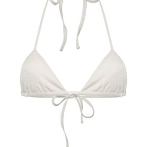 Lardini lurex triangle bralette