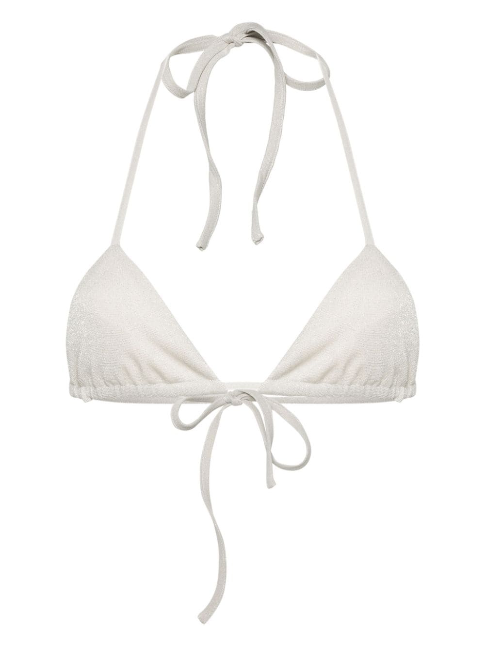 Lardini lurex triangle bralette