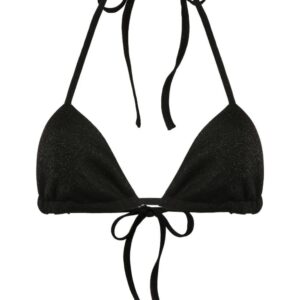 Lardini lurex triangle bralette
