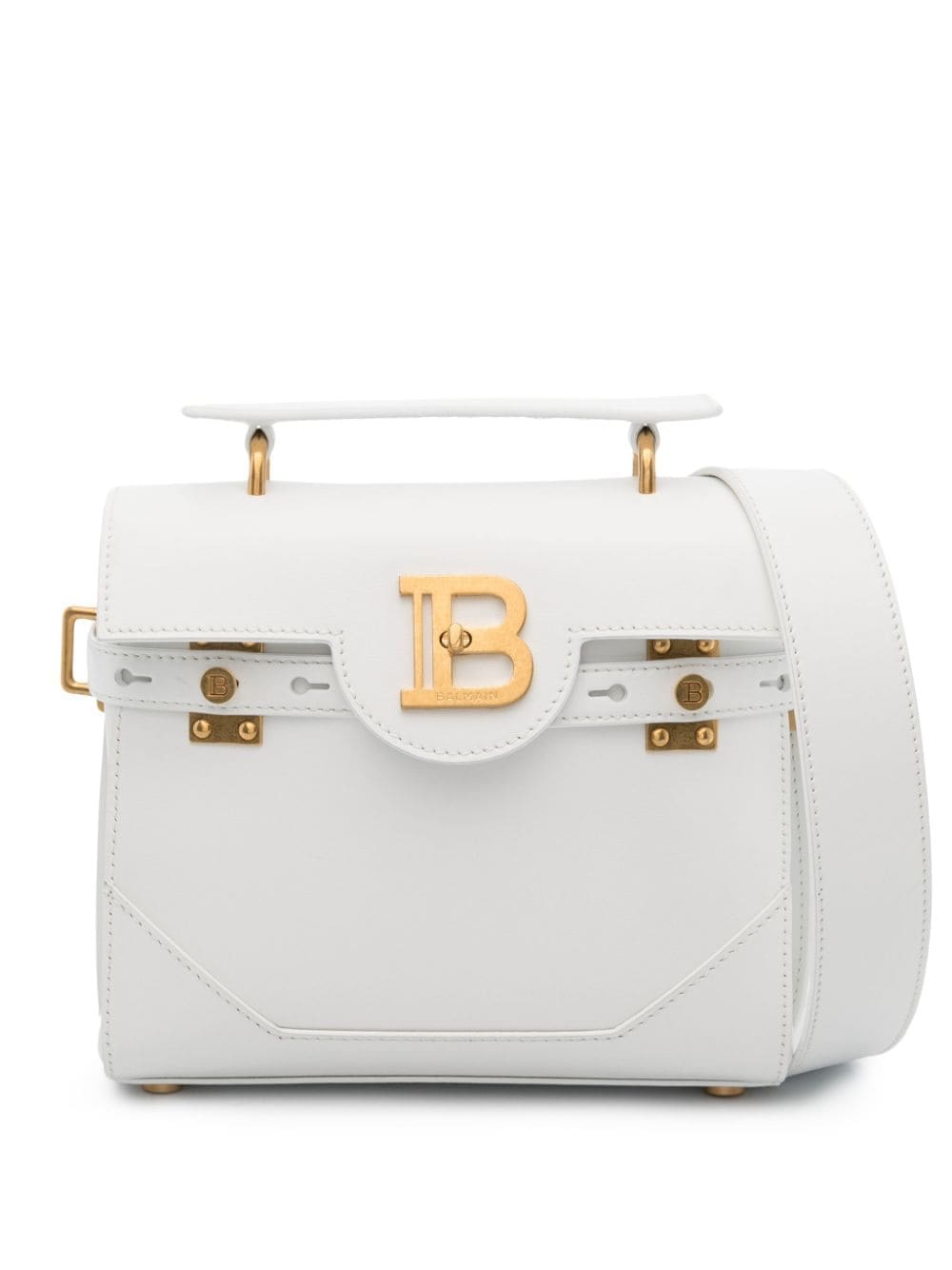 Balmain B-Buzz leather tote bag