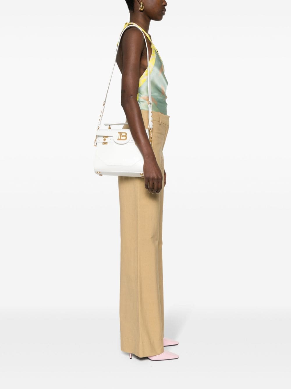 Balmain B-Buzz leather tote bag - Image 2