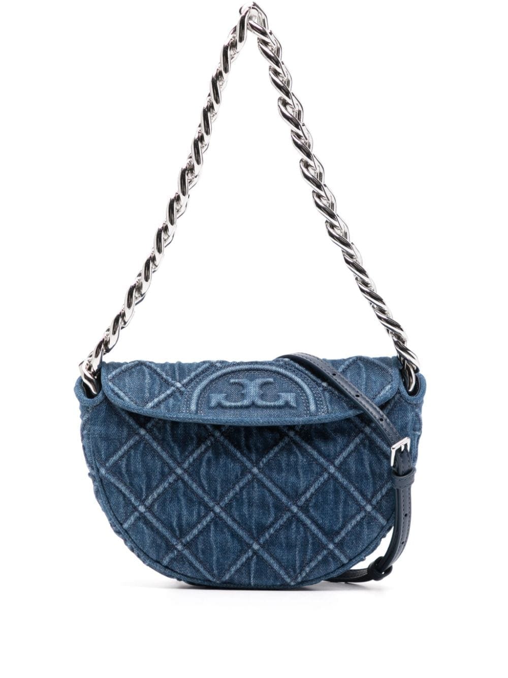 Tory Burch mini Fleming denim crossbody bag