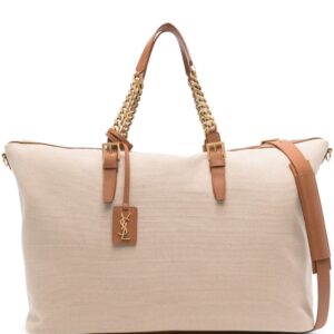 Saint Laurent Cassandre-logo canvas luggage bag