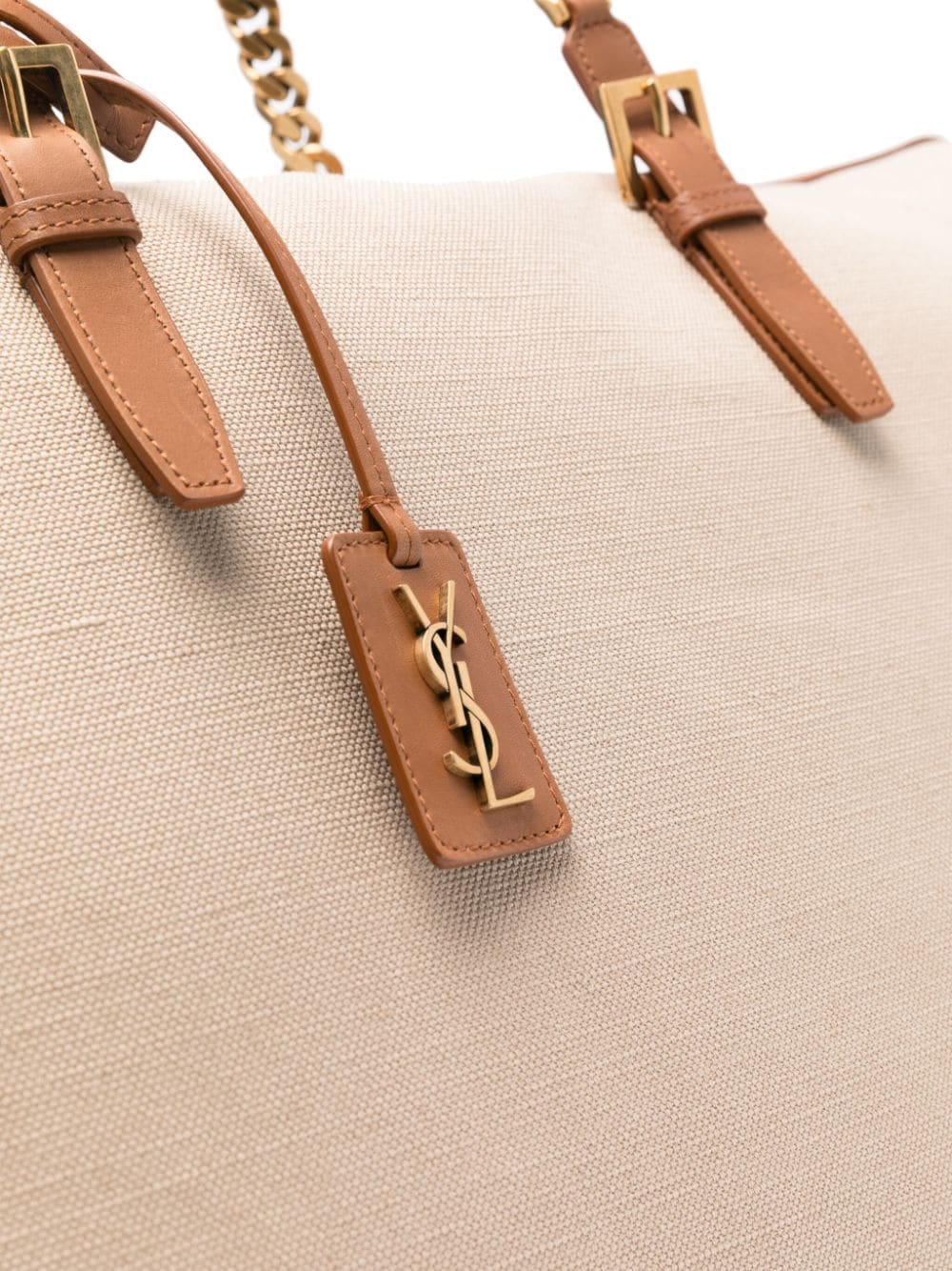 Saint Laurent Cassandre-logo canvas luggage bag - Image 3