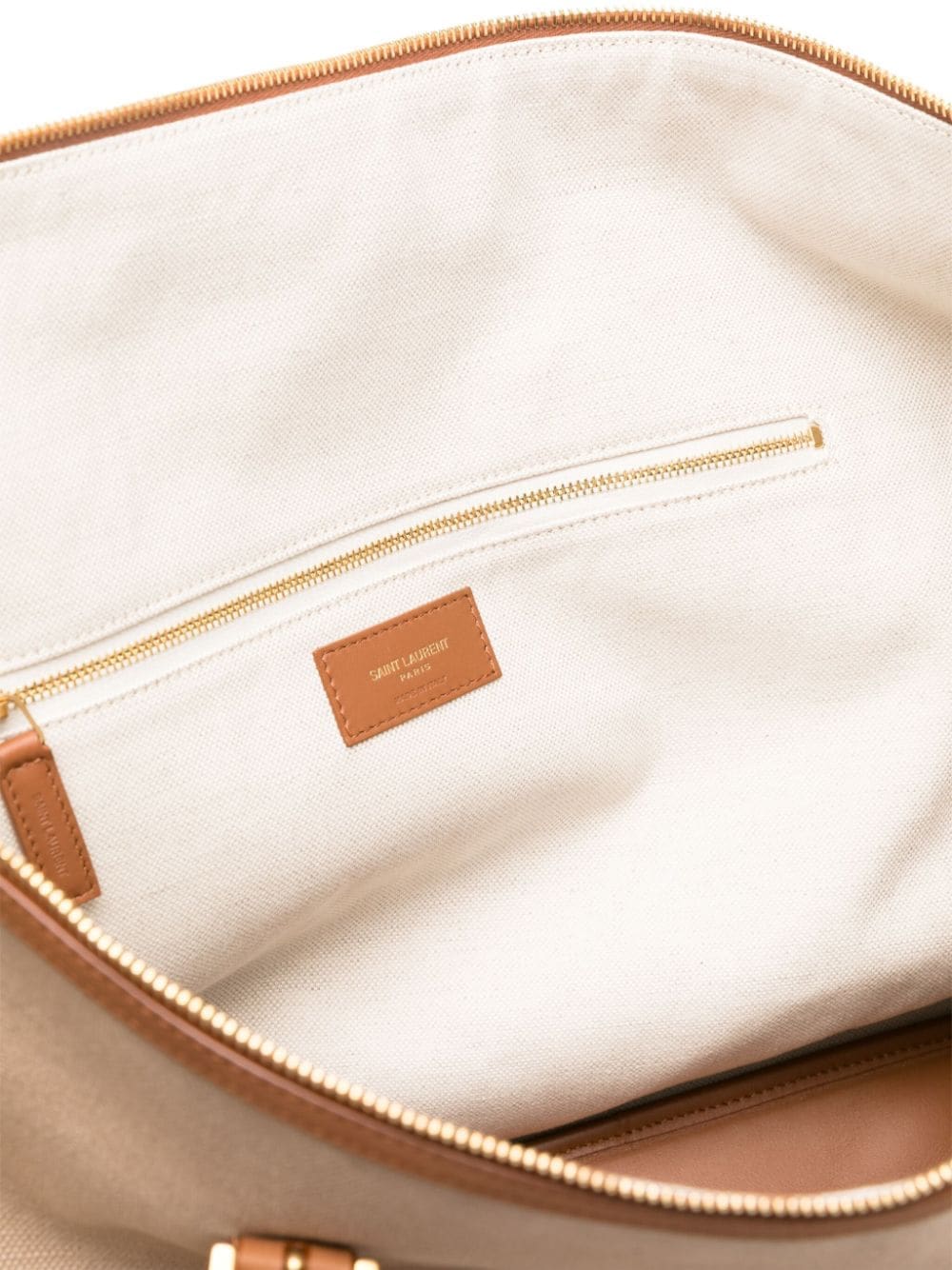 Saint Laurent Cassandre-logo canvas luggage bag - Image 4