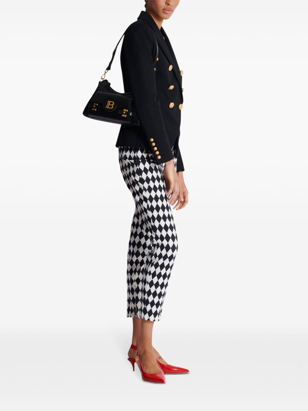 Balmain B-Buzz leather shoulder bag - Image 2