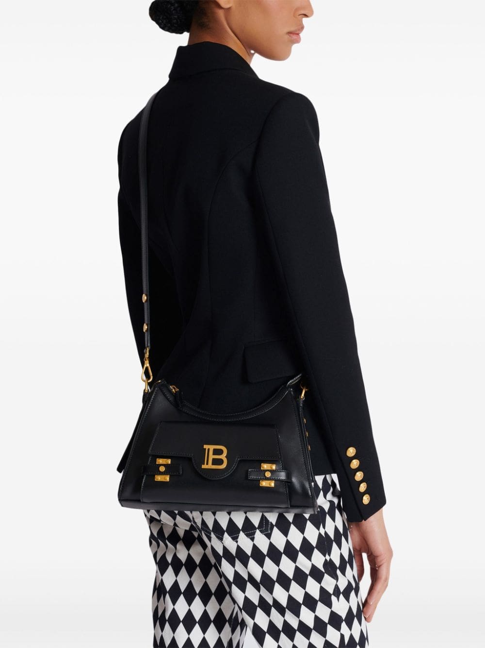 Balmain B-Buzz leather shoulder bag - Image 3