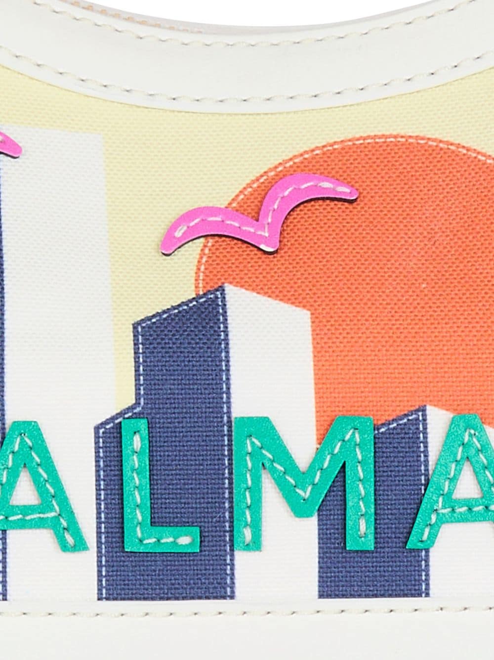 Balmain B-Army Postcard-print shoulder bag - Image 5