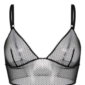 Kiki de Montparnasse triangle-cup crochet bra