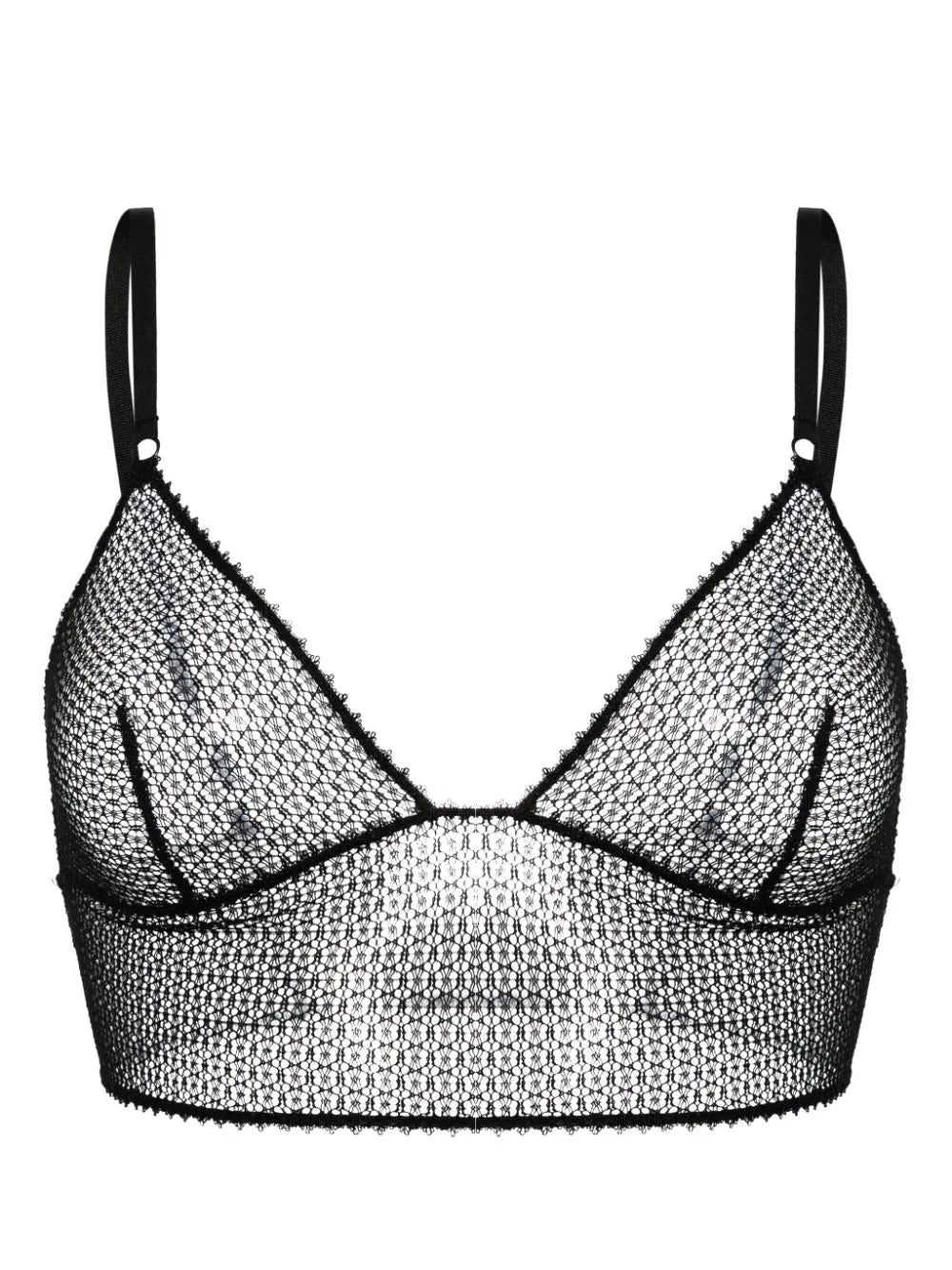 Kiki de Montparnasse triangle-cup crochet bra