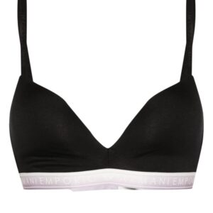 Emporio Armani  logo-print bra